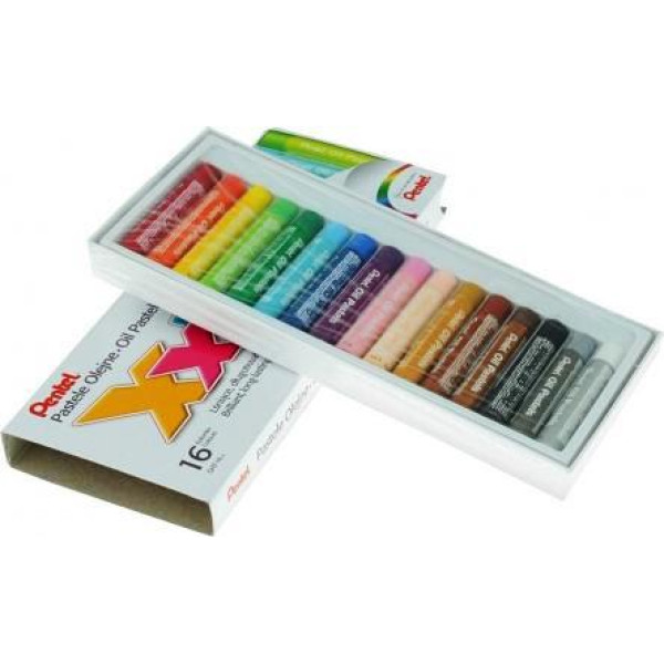 PENTEL XXL Oil Pastels 16 Colour Set PENTEL XXL Oil Pastels 16 Colour Set