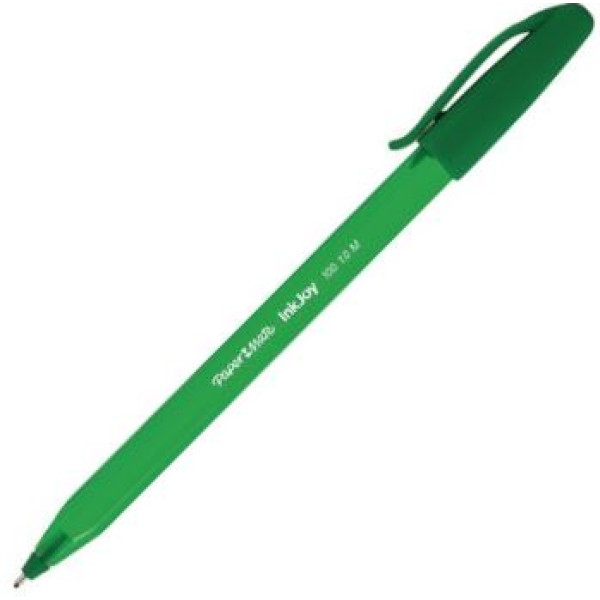 Paper Mate Inkjoy 100 Ballpoint Pen Green Paper Mate Inkjoy 100 Ballpoint Pen Green