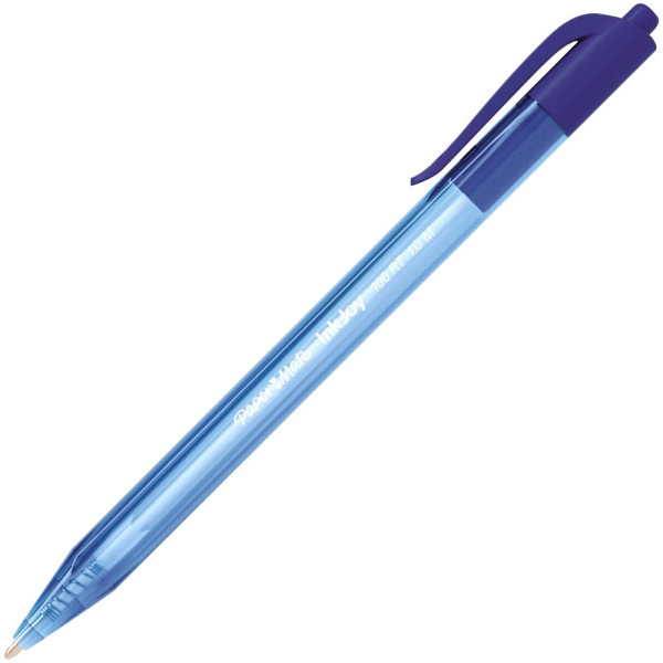 Paper Mate Inkjoy 100 Retractable Ballpoint Pen Blue Paper Mate Inkjoy 100 Retractable Ballpoint Pen Blue