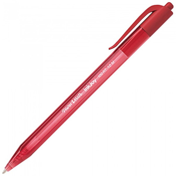 Paper Mate Inkjoy 100 Retractable Ballpoint Pen Red Paper Mate Inkjoy 100 Retractable Ballpoint Pen Red