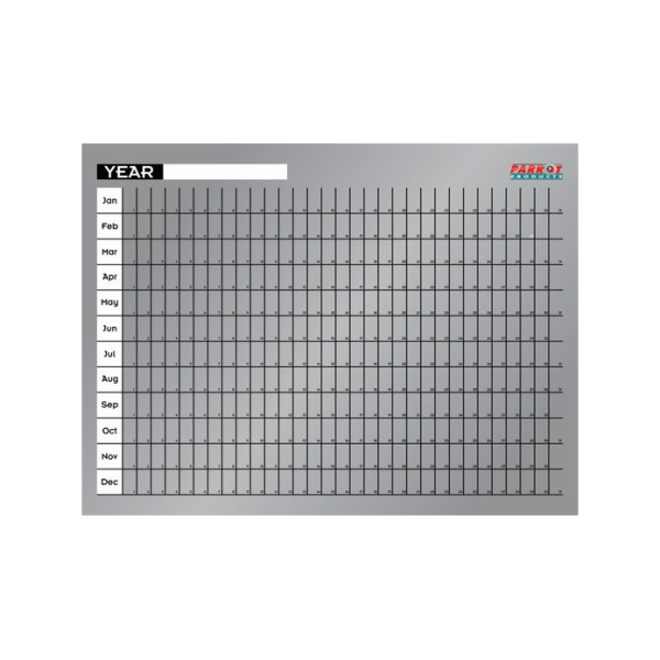 PARROT Yearly Planner Cast Acrylic 600 x 450mm PARROT Yearly Planner Cast Acrylic 600 x 450mm