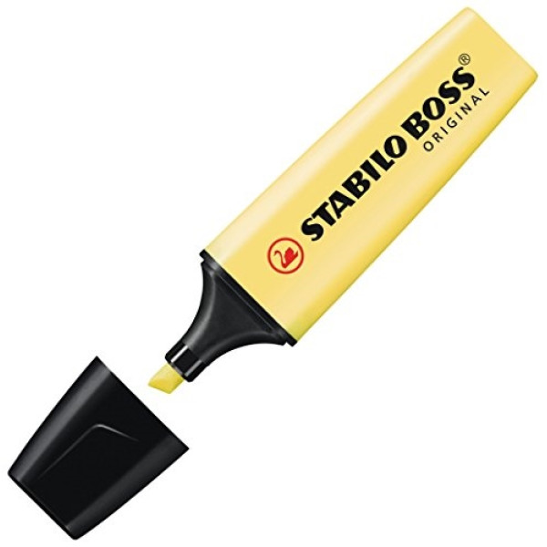 STABILO Boss Pastel Highlighter - Yellow STABILO Boss Pastel Highlighter - Yellow
