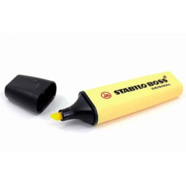 STABILO Boss Pastel Highlighter - Yellow STABILO Boss Pastel Highlighter - Yellow