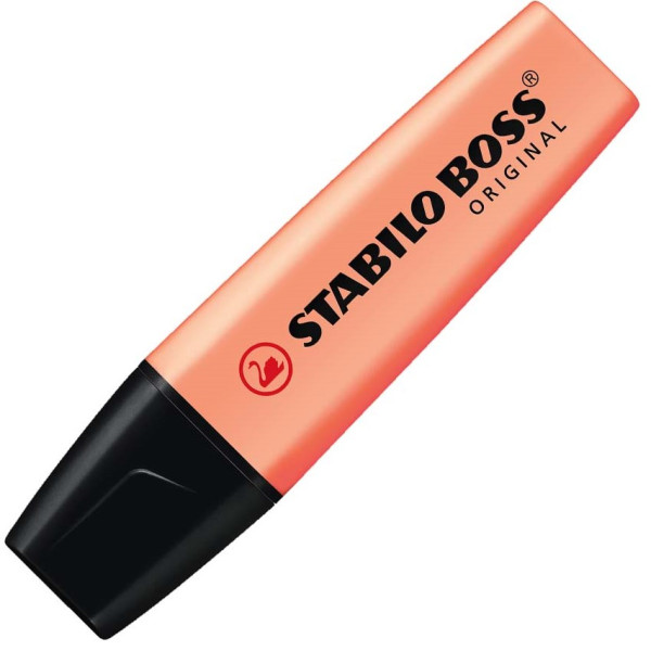 STABILO Boss Pastel Highlighter - Peach STABILO Boss Pastel Highlighter - Peach