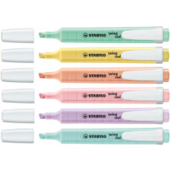 STABILO Swing-Cool Pastel Highlighters - Wallet 6 (Assorted) STABILO Swing-Cool Pastel Highlighters - Wallet 6 (Assorted)