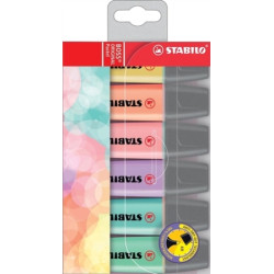 STABILO Boss Pastel Highlighters - Wallet 6