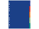 TREELINE A4 Divider PVC Numbered Index 1 to 5 - Printed
