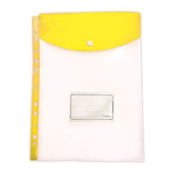 TREELINE A4 Filing Carry Folder with Stud Yellow TREELINE A4 Filing Carry Folder with Stud Yellow