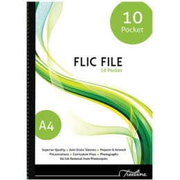 TREELINE FLIC FILE A4 - 10 Pockets