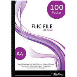 TREELINE FLIC FILE A4 - 100 Pockets