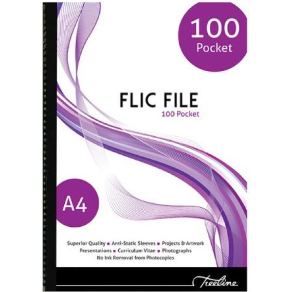 TREELINE FLIC FILE A4 - 100 Pockets TREELINE FLIC FILE A4 - 100 Pockets