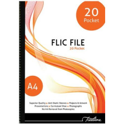 TREELINE FLIC FILE A4 - 20 Pockets