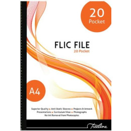 TREELINE FLIC FILE A4 - 20 Pockets