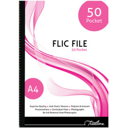TREELINE FLIC FILE A4 - 50 Pockets