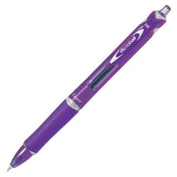 PILOT Acroball Medium Nib Ballpoint Pen - 1.0mm Violet