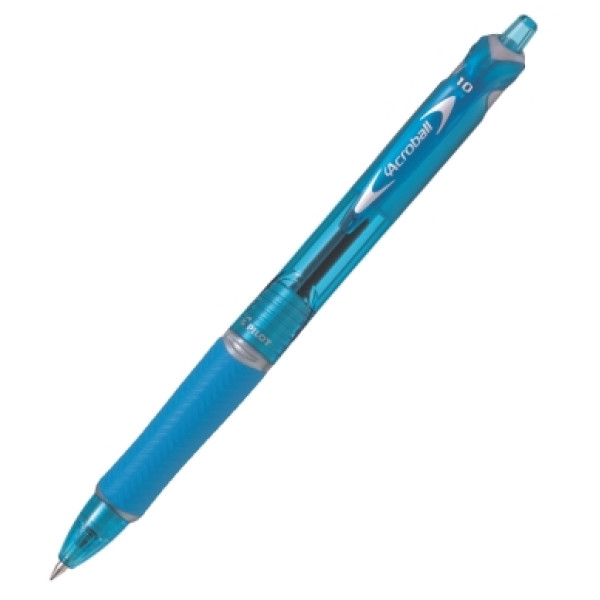 PILOT Acroball Medium Nib Ballpoint Pen - 1.0mm Light Blue
