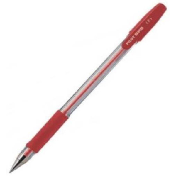Pilot BPS Grip Ballpoint Pen Fine Red