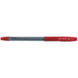 Pilot BPS Grip Ballpoint Pen Medium Red