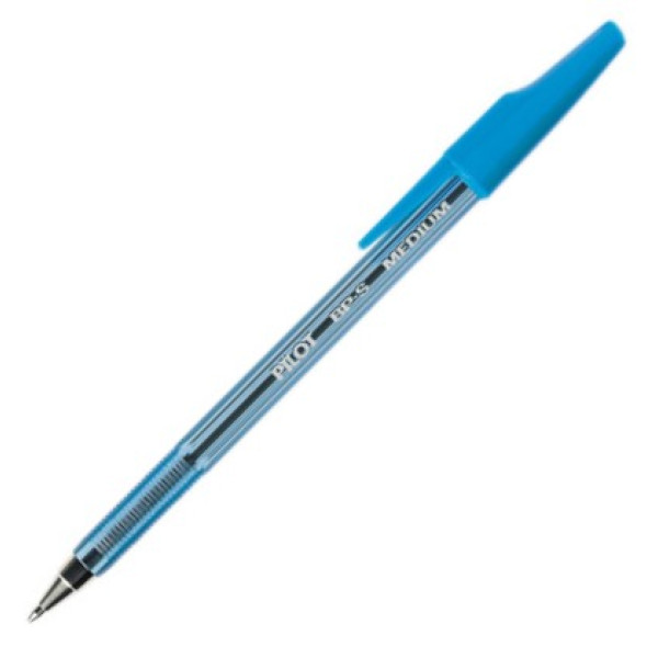 PILOT BPS Ballpoint Pen MEDIUM - Blue Close-Up Close-up of PILOT BPS Ballpoint Pen MEDIUM - Blue