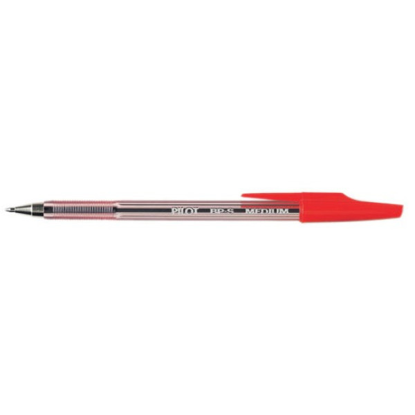 PILOT BPS Ballpoint Pen MEDIUM - Red