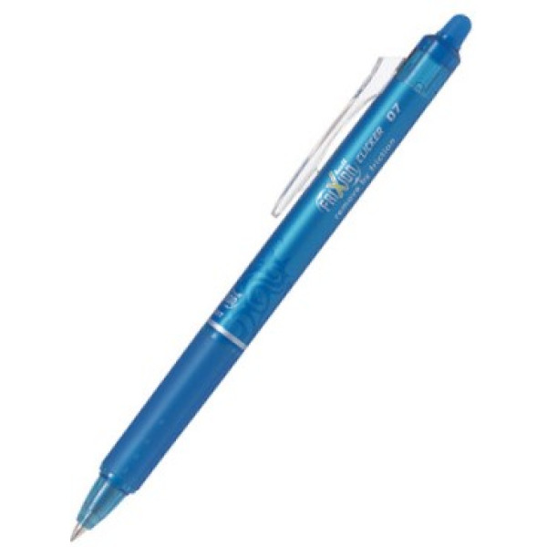 PILOT FriXion Clicker Erasable Roller Ball Pen 0.7mm Light Blue PILOT FriXion Clicker Erasable Roller Ball Pen 0.7mm Light Blue