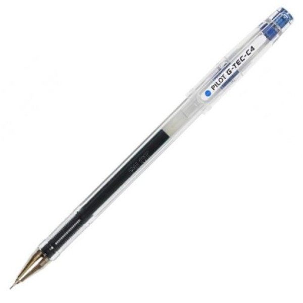 PILOT G-Tec C4 Extra Fine Needle Tip Gel Pen 0.4mm - Blue PILOT G-Tec C4 Extra Fine Needle Tip Gel Pen 0.4mm - Blue