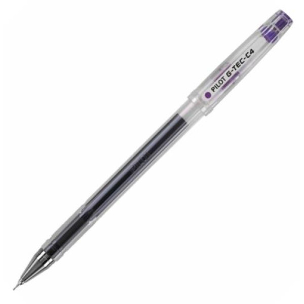 PILOT G-Tec C4 Extra Fine Needle Tip Gel Pen 0.4mm - Violet