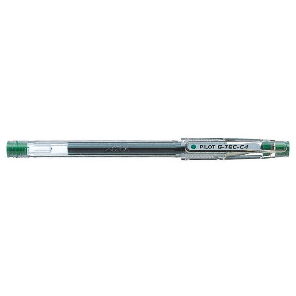 PILOT G-Tec C4 Extra Fine Needle Tip Gel Pen 0.4mm - Green PILOT G-Tec C4 Extra Fine Needle Tip Gel Pen 0.4mm - Green