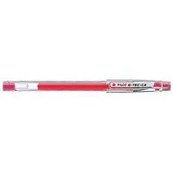 PILOT G-Tec C4 Extra Fine Needle Tip Gel Pen 0.4mm - Pink PILOT G-Tec C4 Extra Fine Needle Tip Gel Pen 0.4mm - Pink