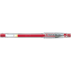 PILOT G-Tec C4 Extra Fine Needle Tip Gel Pen 0.4mm - Red PILOT G-Tec C4 Extra Fine Needle Tip Gel Pen 0.4mm - Red