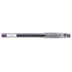 PILOT G-Tec C4 Extra Fine Needle Tip Gel Pen 0.4mm - Violet