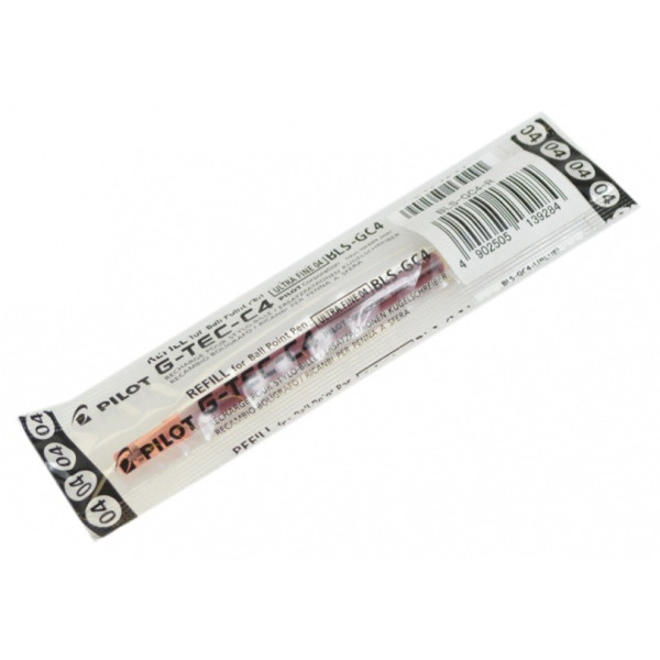 PILOT G-Tec C4 Extra Fine Gel Refill Red