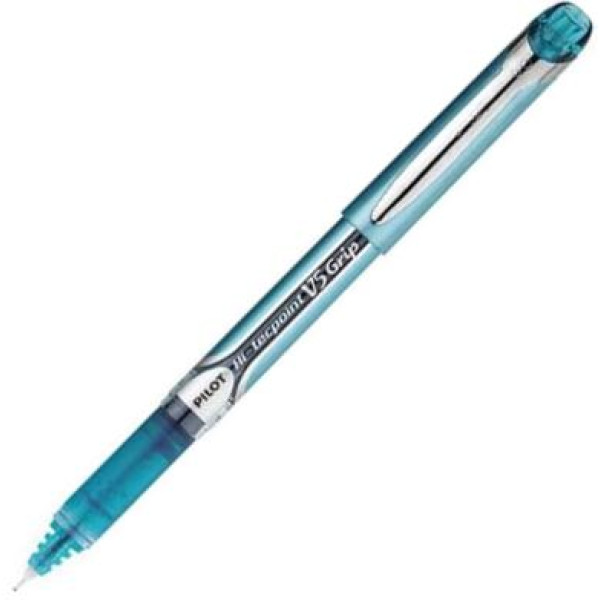 PILOT Hi-Tecpoint V5 Grip Rollerball Fine Tip - Light Blue