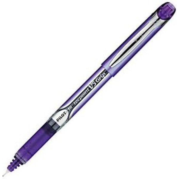 PILOT Hi-Tecpoint V5 Grip Rollerball Fine Tip - Violet PILOT Hi-Tecpoint V5 Grip Rollerball Fine Tip - Violet