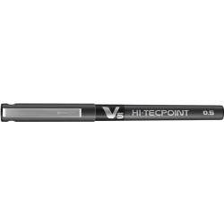 PILOT V5 Hi-Tecpoint Liquid Ink Rollerball FINE Tip - Black PILOT V5 Hi-Tecpoint Liquid Ink Rollerball FINE Tip - Black