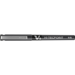 PILOT V5 Hi-Tecpoint Liquid Ink Rollerball FINE Tip - Black