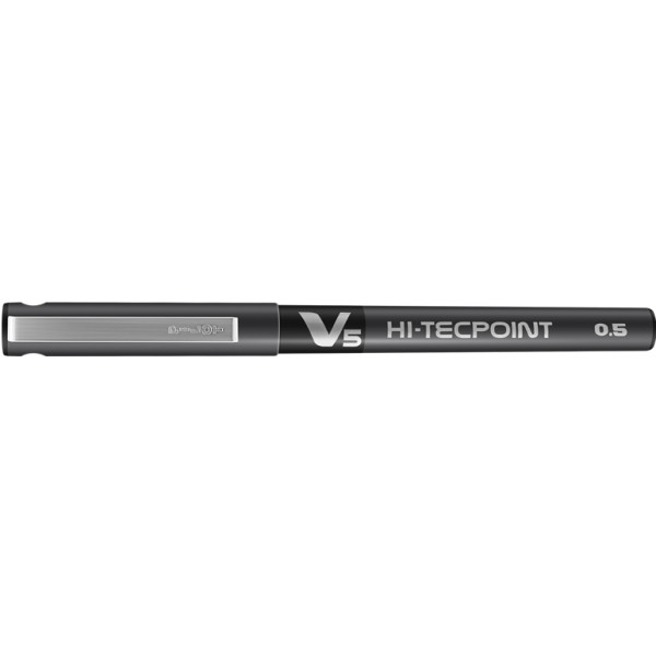 PILOT V5 Hi-Tecpoint Liquid Ink Rollerball FINE Tip - Black PILOT V5 Hi-Tecpoint Liquid Ink Rollerball FINE Tip - Black