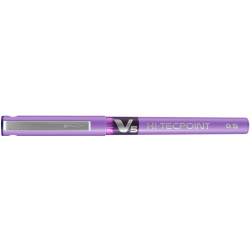 PILOT V5 Hi-Tecpoint Liquid Ink Rollerball FINE Tip - Violet PILOT V5 Hi-Tecpoint Liquid Ink Rollerball FINE Tip - Violet