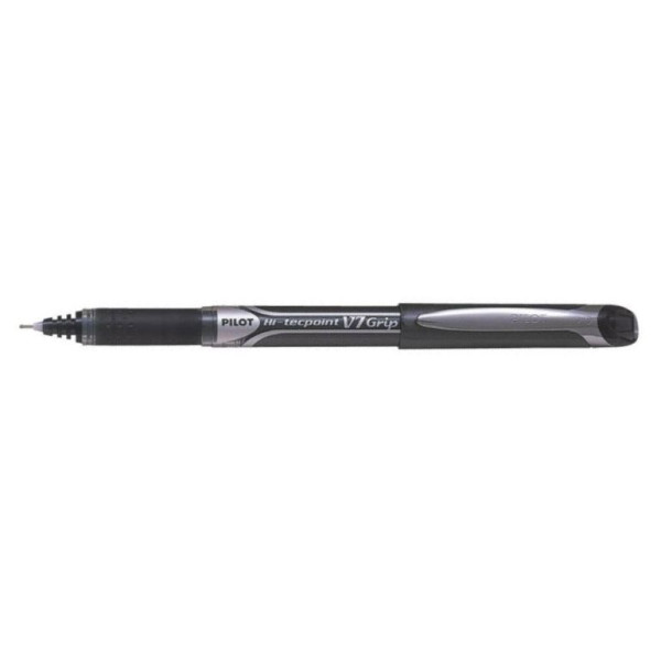 PILOT Hi-Tecpoint V7 Grip Rollerball MEDIUM Tip - Black
