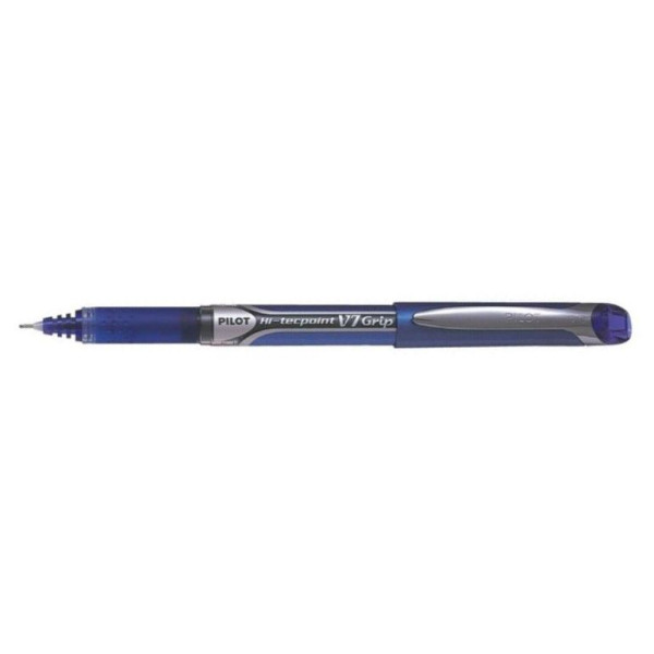 PILOT Hi-Tecpoint V7 Grip Rollerball MEDIUM Tip - Blue