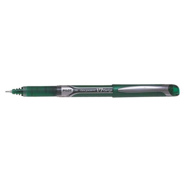 PILOT Hi-Tecpoint V7 Grip Rollerball MEDIUM Tip - Green