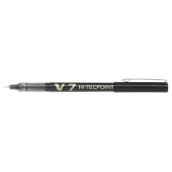 PILOT V7 Hi-Tecpoint Liquid Ink Rollerball MEDIUM Tip - Black PILOT V7 Hi-Tecpoint Liquid Ink Rollerball MEDIUM Tip - Black