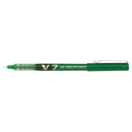 PILOT V7 Hi-Tecpoint Liquid Ink Rollerball MEDIUM Tip - Green