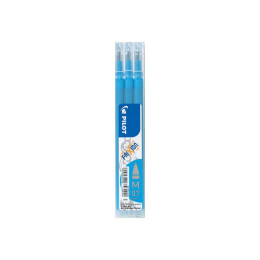 Pilot FriXion 0.7mm Erasable Gel Pen Refills - Light Blue 3 Pack