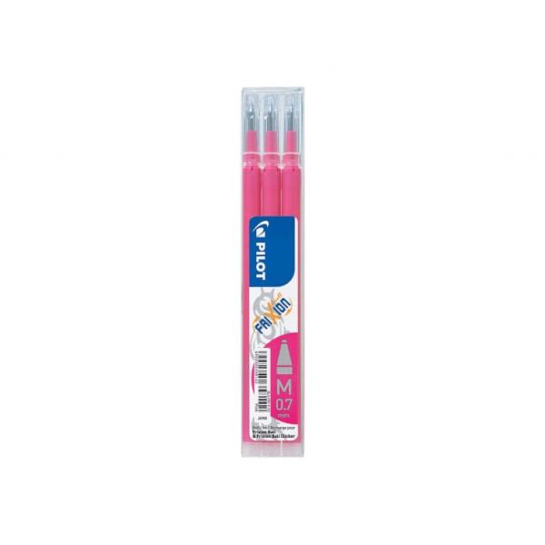 Pilot FriXion 0.7mm Erasable Gel Pen Refills - Pink 3 Pack