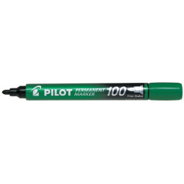 Pilot Permanent Marker 100 Bullet Tip - Green