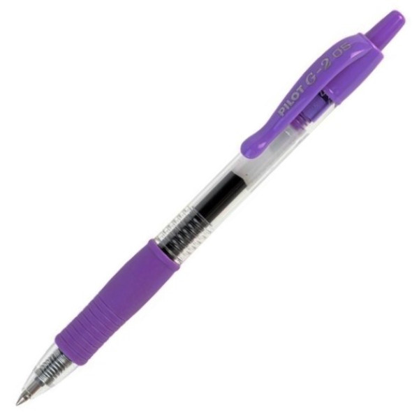 PILOT G2 Retractable Gel Ink Pen Extra Fine 0.5mm Violet