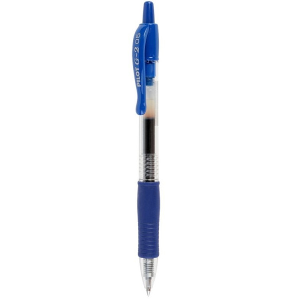 PILOT G2 Retractable Gel Ink Pen Extra Fine 0.5mm Blue