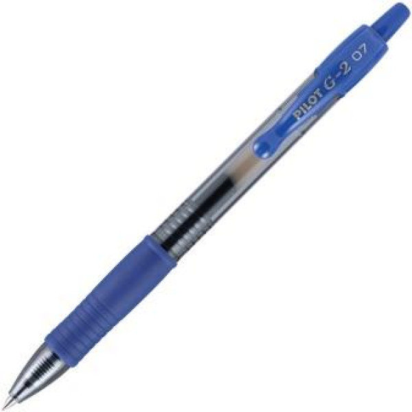 PILOT G2 Retractable Gel Ink Pen Fine 0.7mm Blue PILOT G2 Retractable Gel Ink Pen Fine 0.7mm Blue