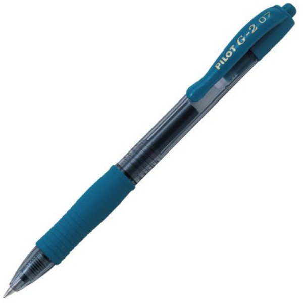 PILOT G2 Retractable Gel Ink Pen Fine 0.7mm Peacock Green